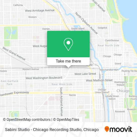 Sabini Studio - Chicago Recording Studio map