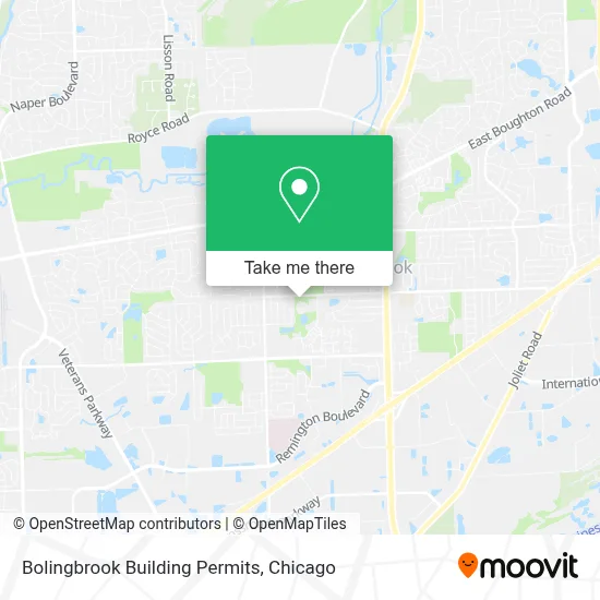 Bolingbrook Building Permits map