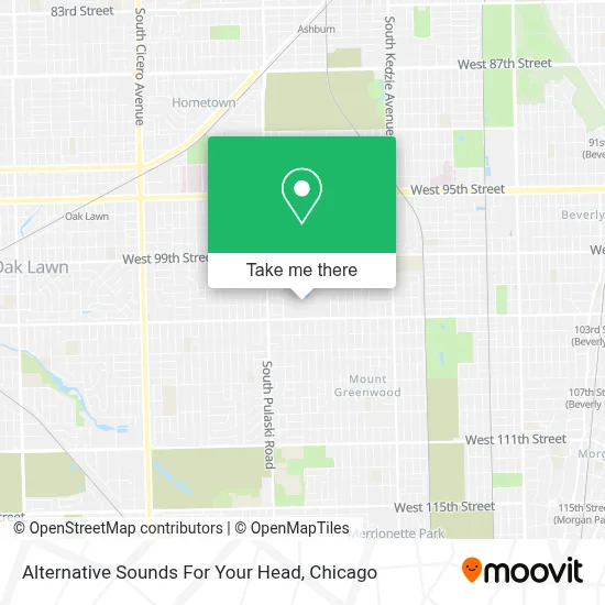 Alternative Sounds For Your Head map