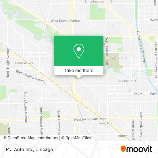 P J Auto Inc. map