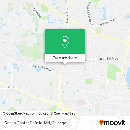 Razan Gaafar Dafalla, Md map