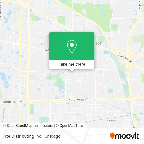 Ite Distributing Inc. map