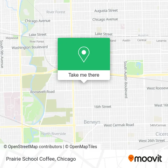 Prairie School Coffee map