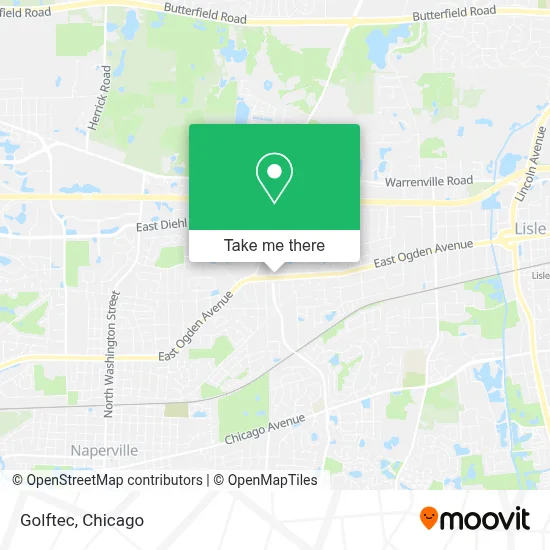 Golftec map