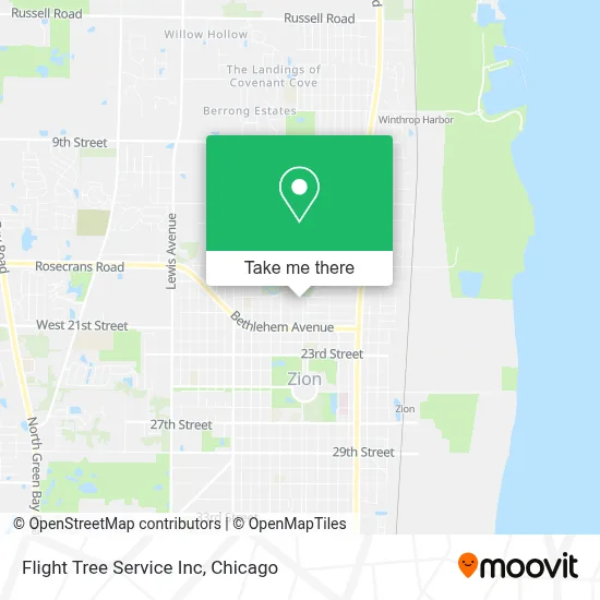 Flight Tree Service Inc map