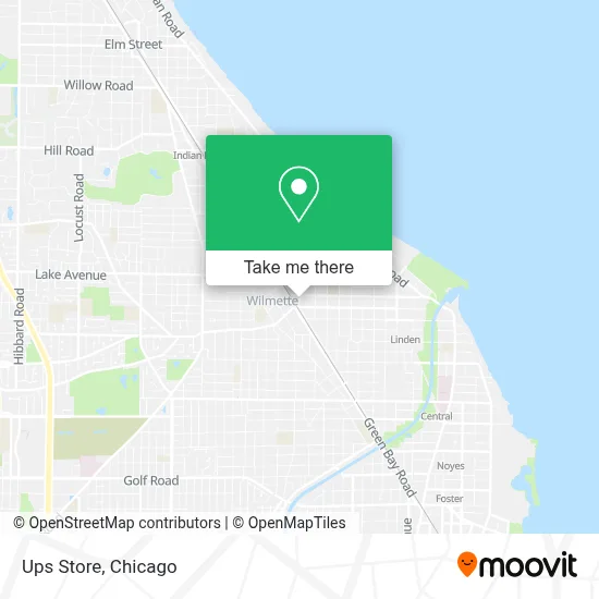 Ups Store map