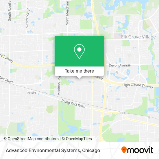 Advanced Environmental Systems map