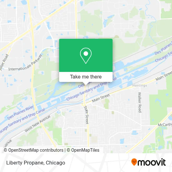 Liberty Propane map
