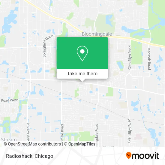 Radioshack map