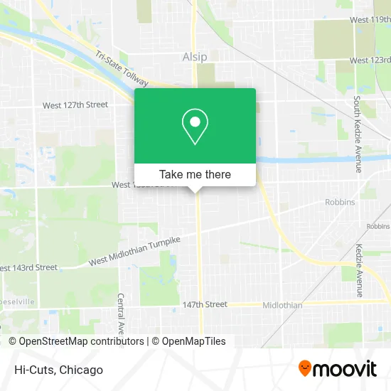 Hi-Cuts map