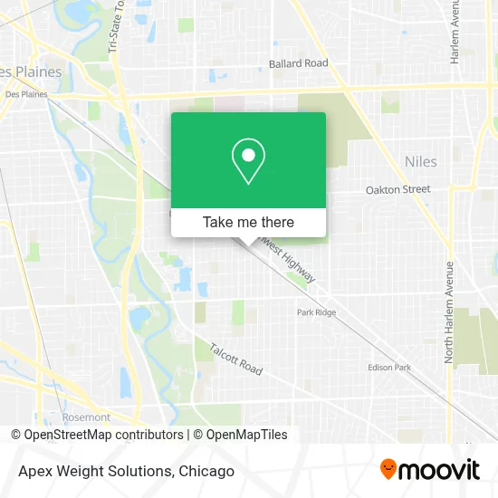 Apex Weight Solutions map