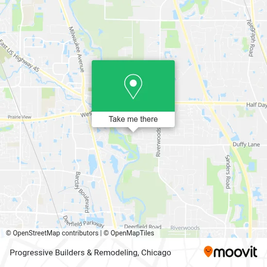 Progressive Builders & Remodeling map