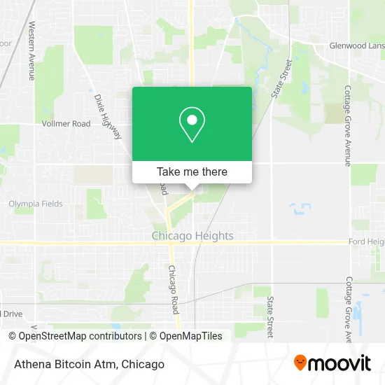 Athena Bitcoin Atm map