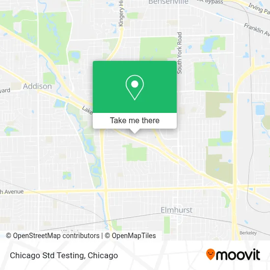 Chicago Std Testing map