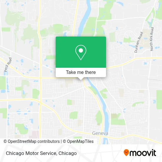 Chicago Motor Service map