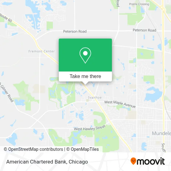 American Chartered Bank map