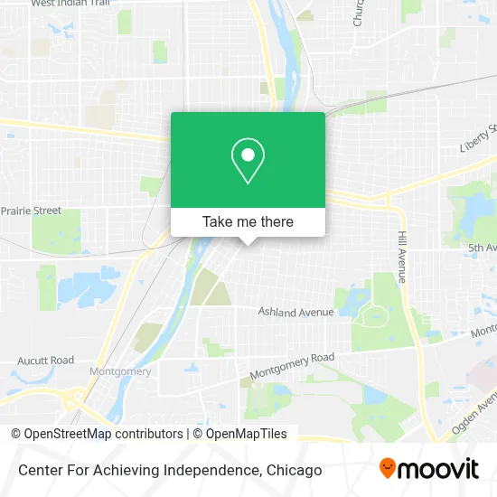Center For Achieving Independence map