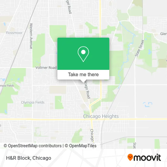 H&R Block map