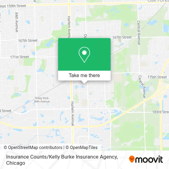 Insurance Counts / Kelly Burke Insurance Agency map