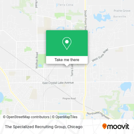 The Specialized Recruiting Group map