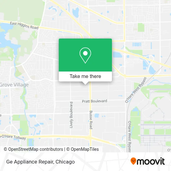 Ge Appliance Repair map