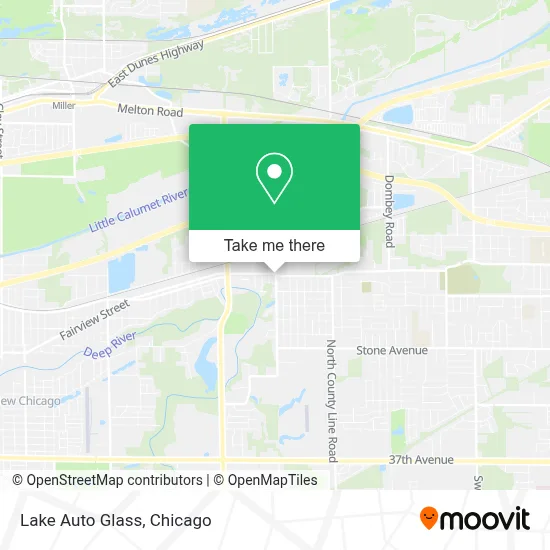 Lake Auto Glass map
