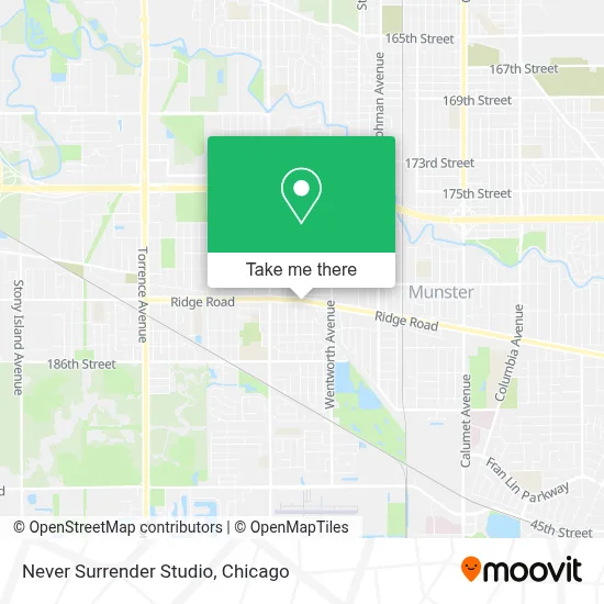 Never Surrender Studio map