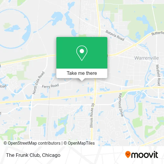 The Frunk Club map
