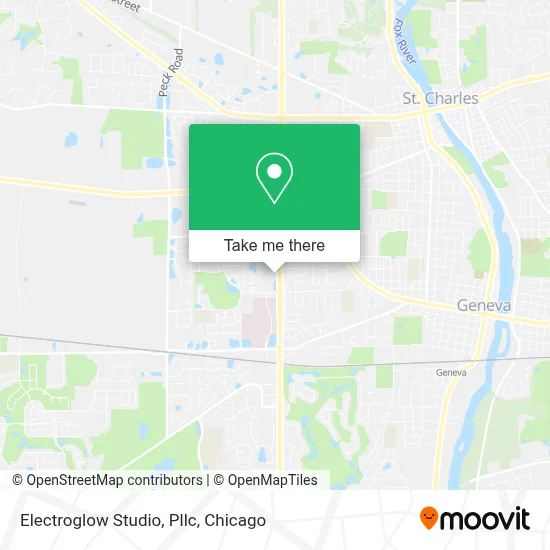 Electroglow Studio, Pllc map