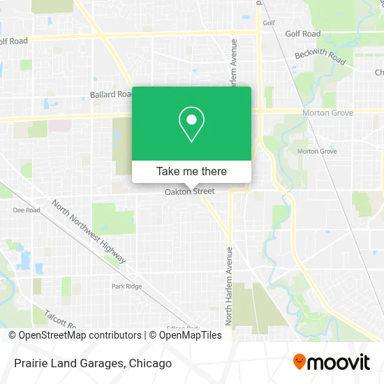 Prairie Land Garages map