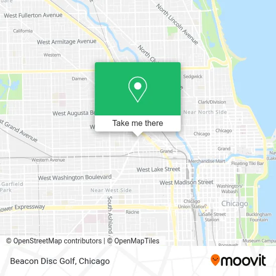 Beacon Disc Golf map