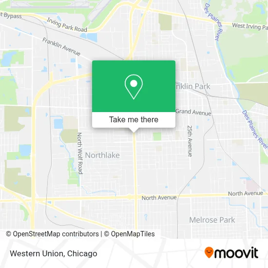 Western Union map