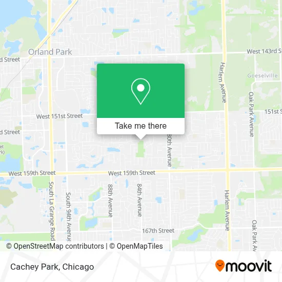 Cachey Park map