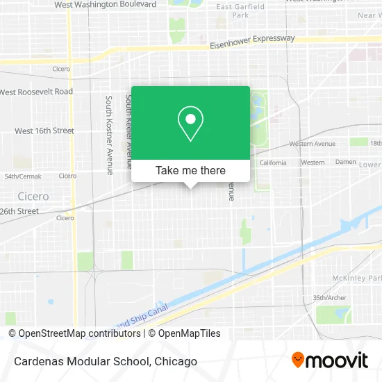 Cardenas Modular School map