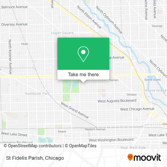 St Fidelis Parish map