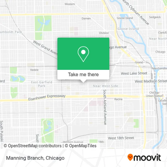 Manning Branch map