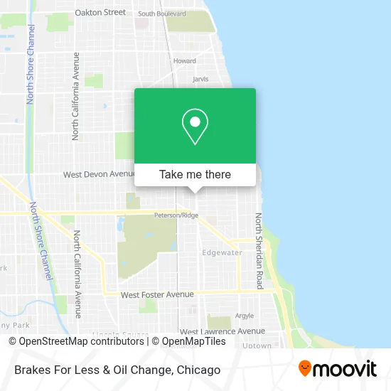 Brakes For Less & Oil Change map
