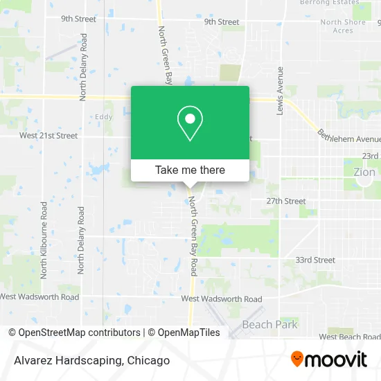 Alvarez Hardscaping map
