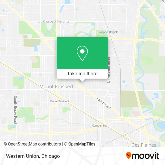 Western Union map