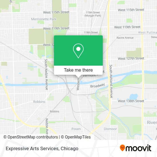 Expressive Arts Services map