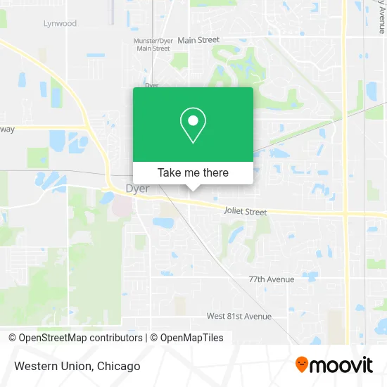 Western Union map
