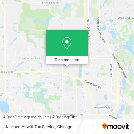 Jackson Hewitt Tax Service map