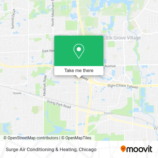 Surge Air Conditioning & Heating map