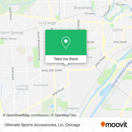 Ultimate Sports Accessories, Llc map