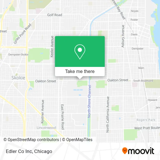 Edler Co Inc map