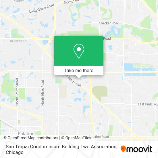 San Tropai Condominium Building Two Association map