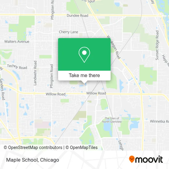 Maple School map