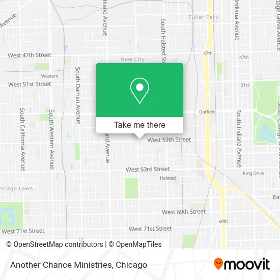 Another Chance Ministries map