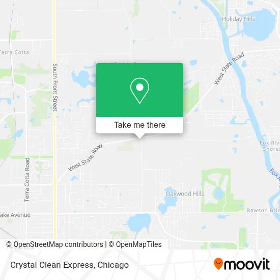 Crystal Clean Express map