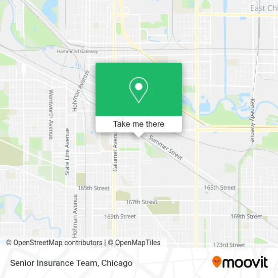 Senior Insurance Team map